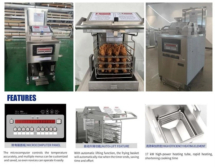 Auto Lift 8-Head Electric Chicken Pressure Fryer price
