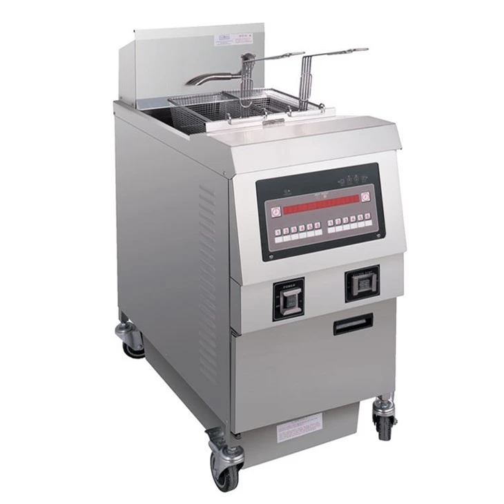 1 Pot 2 Baskets Electric Chicken Broaster Open Fryers