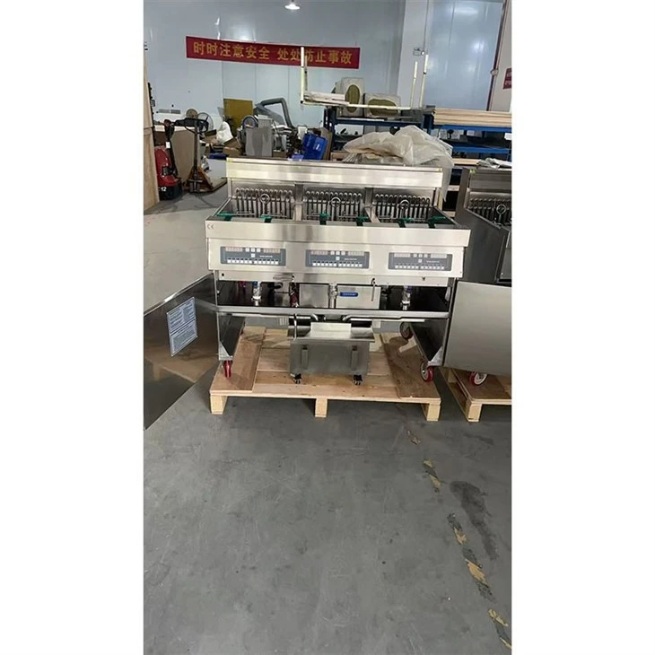 3 Pot 6 Basket Commercial Deep Fryers suppliers