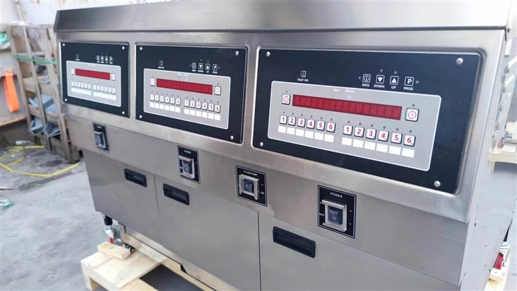 3 pot 6 basket electric chicken broaster fryer suppliers