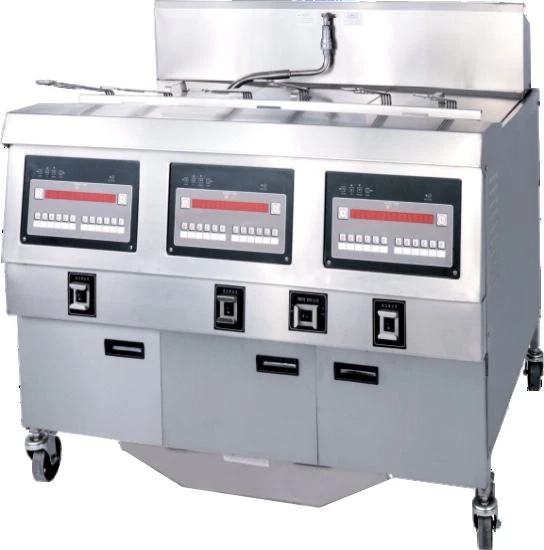 3 Pot 6 Basket Gas Chicken Broaster Fryer