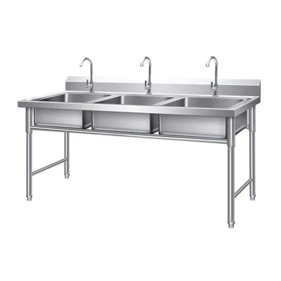 Stainless Steel Work Table With Sink